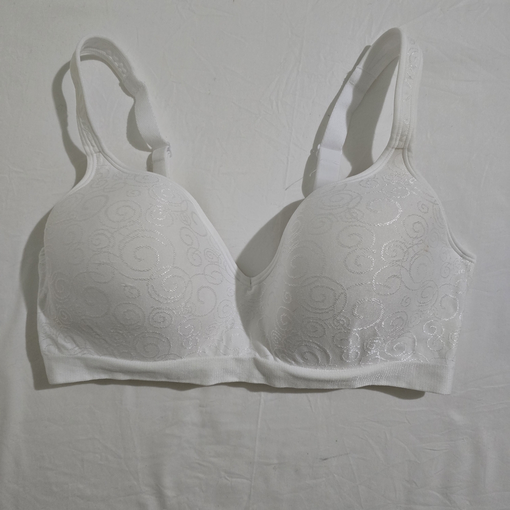 Bali White Swirl Pattern Bra